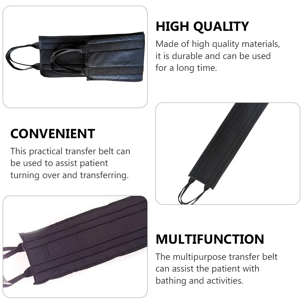 

1Pcs Transfer Belt Comfortable Non-Skid Mobility Belt Elderly Care Supplies Assist Turning Transferring Nursing Sling