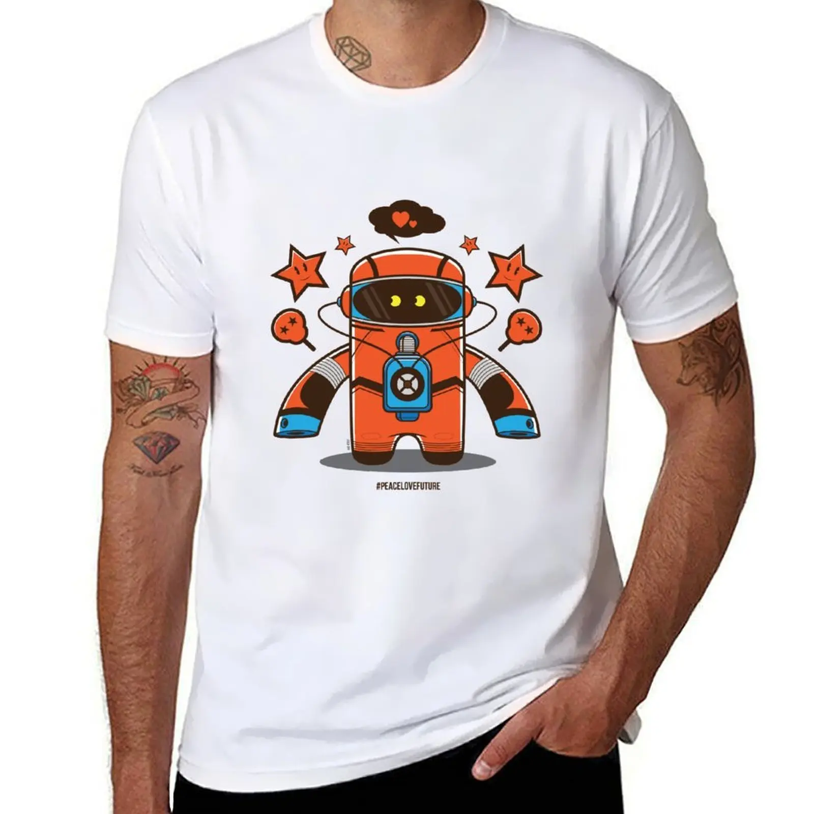 

Spaceman T-Shirt t shirts for man cotton anime tshirt T-Shirt