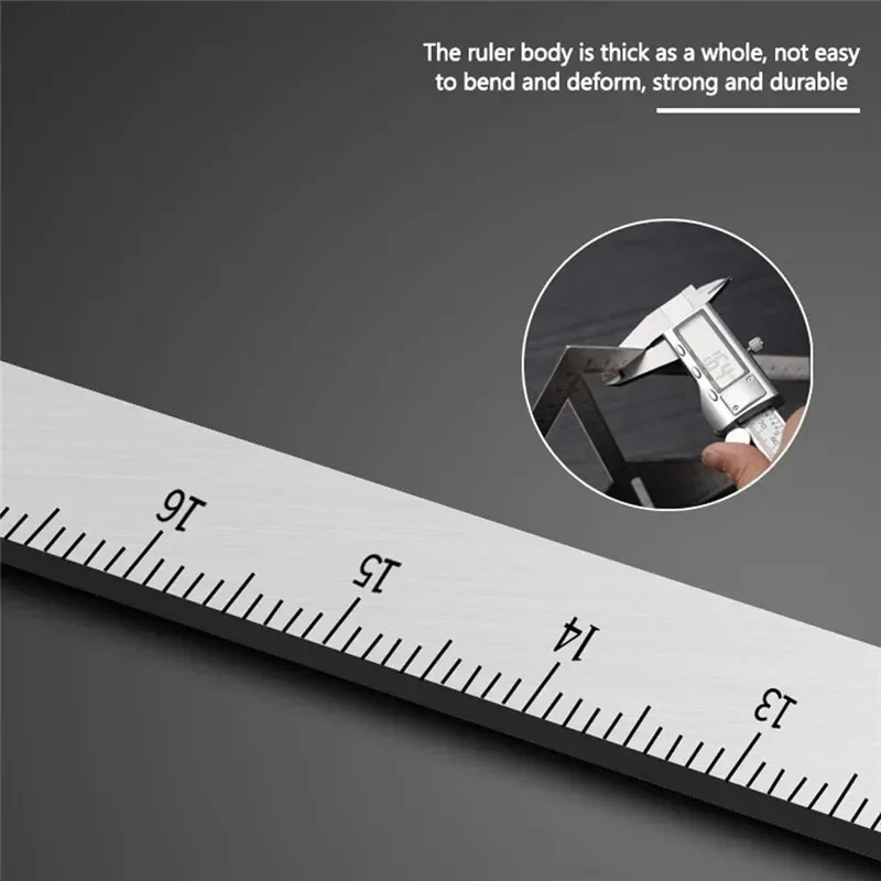 Kitchen tools Multifunctional Floor Drain Ruler Measuring Tools Stainless Steel Tile Triangle Ruler Measuring Tools