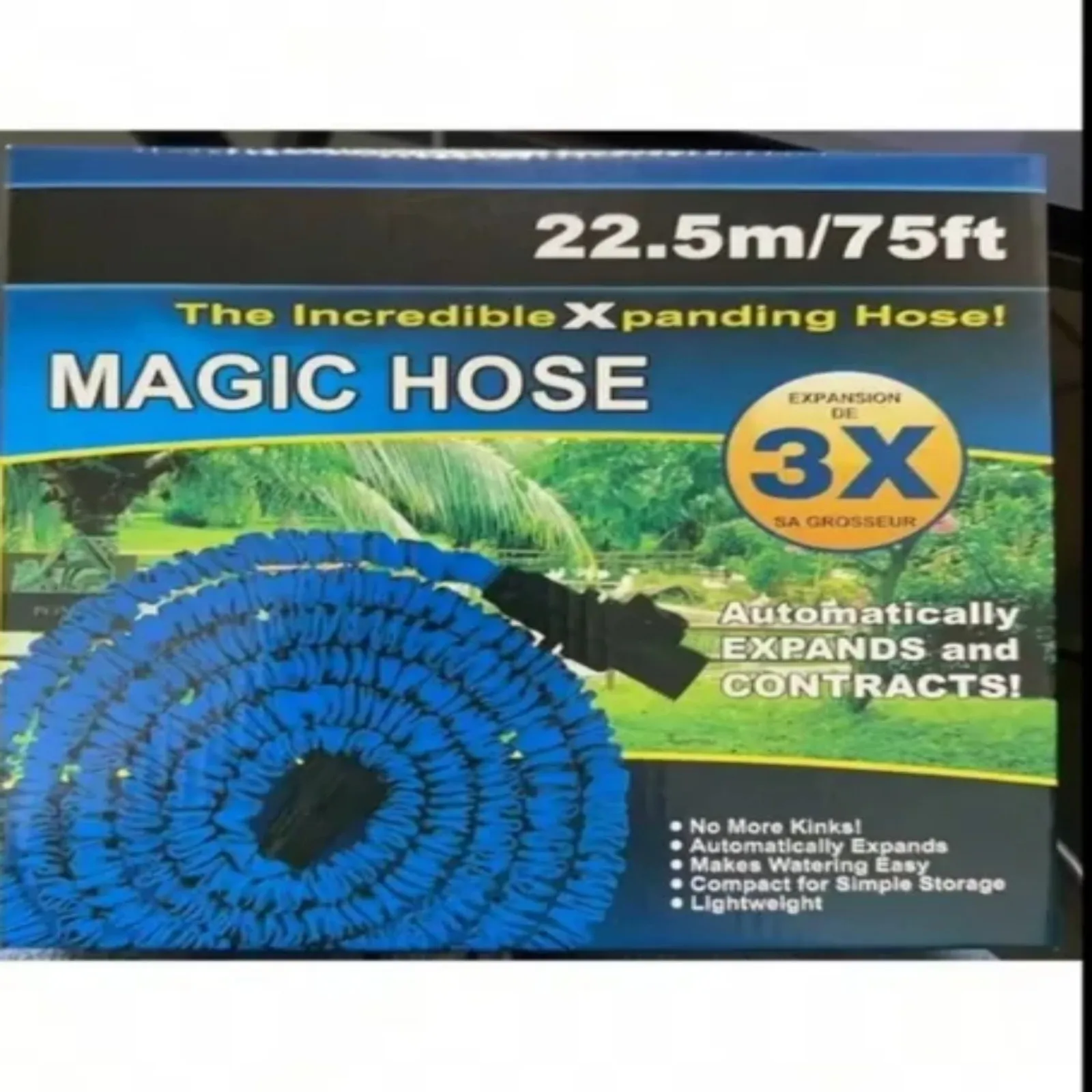 1-Pack Magic Expanding Hose Easy-Storage Household Cleaning | Gardening Tools/Car Washing Tools
