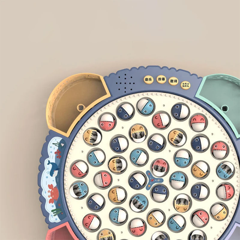 الأطفال الكهربائية الدورية المغناطيسي الصيد اللعب متعددة الوظائف الموسيقى الدورية البلاستيك الصيد في الهواء الطلق متعة لعب للأطفال هدية #6