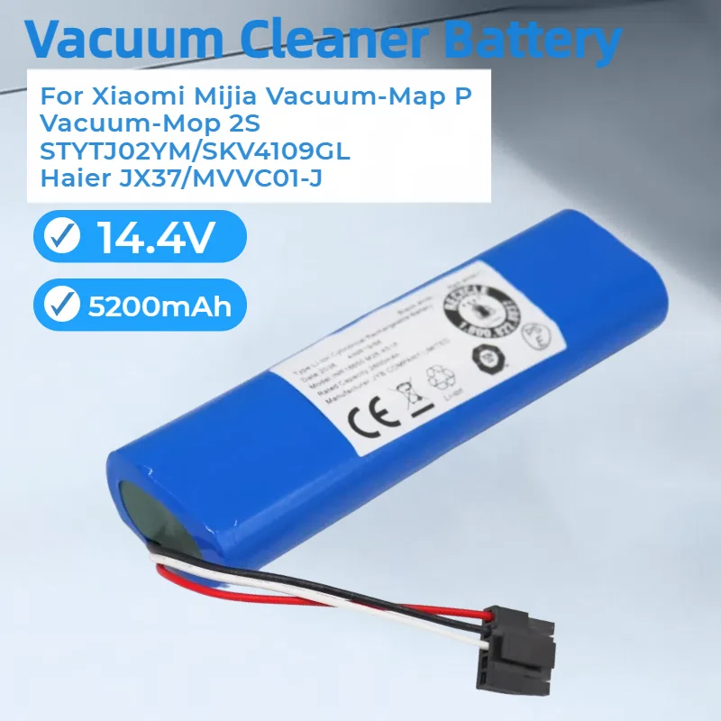 Batería STYTJ02YM de 3200mah, 14,8 V para aspiradora Xiaomi Mijia LDS, Mi Robot aspirador P, Mi Robot aspirador 2S/Haier JX37