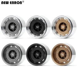 NEW ENRON CNC Aluminum 2.6 inch Beadlock 12MM/17MM Negative 7.5 Wheel Rim For RC Crawler tires Axial 1/10 1/7 1/8 MK07