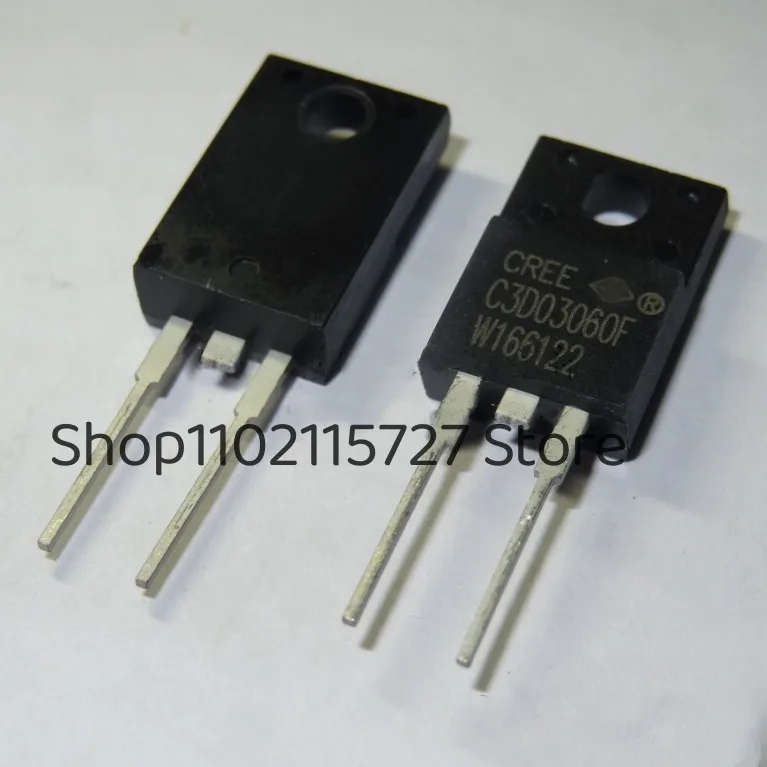 New Original 5Pcs C3D03060F C3D03060 TO-220F-2 3A 600V Silicon Carbide Schottky Diode Good Quality