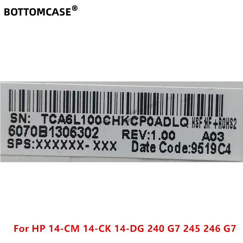 حافظة جديدة 95% باللون الأبيض من BOTTOMCASE لأجهزة الكمبيوتر المحمول HP 14-CM 14-CK 14-DG 240 G7 245 246 G7 حافظة علوية من Palmrest