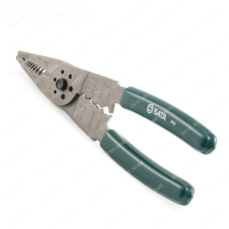 

8-Inch Car Special 7-in-1 Multifunctional Wire Stripper Terminal Press Pliers Peeling Pliers 97521