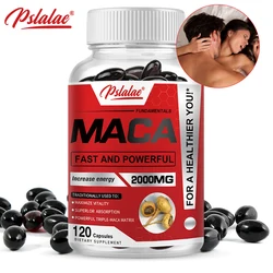 Maca Root Supplement - Supports Athletic Performance & Motivation, Builds Muscle and Strength, Relieves Stress, Improves Mood