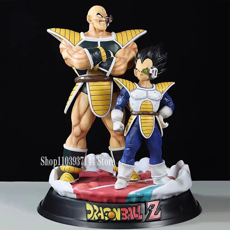 

35cm Anime Dragon Ball Z Figure Super Saiyan Vegeta Statue and Nappa Figures Dbz Decoration Statue Gk PVC Collectible Toys Gifts