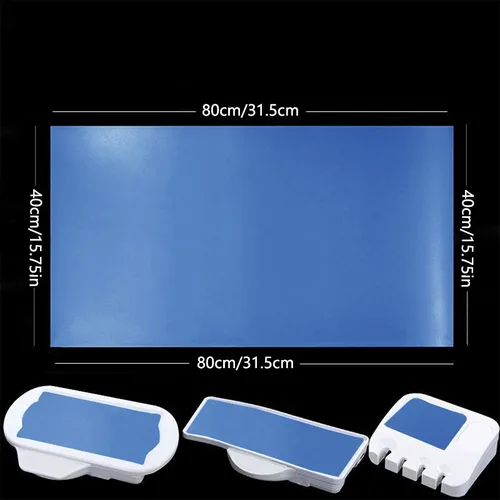 Imagen 2 del producto Mesa de silla de odontología, almohadilla de cuero impermeable, se puede cortar, antideslizante y resistente al desgaste, bandeja gruesa, herramientas dentales, 1 ud.