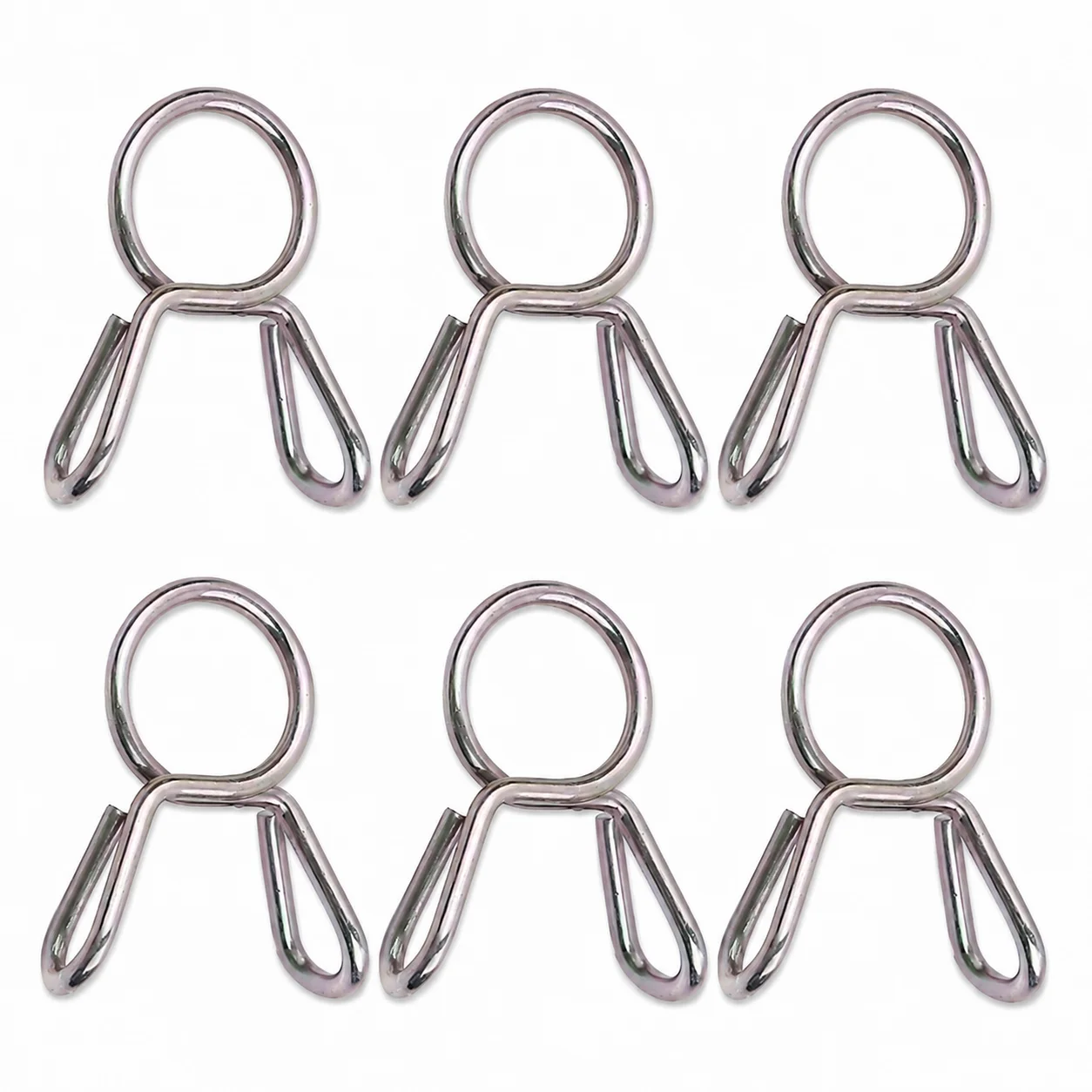 6pcs Fuel Line Clamp For Honda GX110 GX120 GX140 GX160 GX200 GX240 GX270 GX340 GX390 Replaces 91424-Z4F-801 Mower Engine Parts