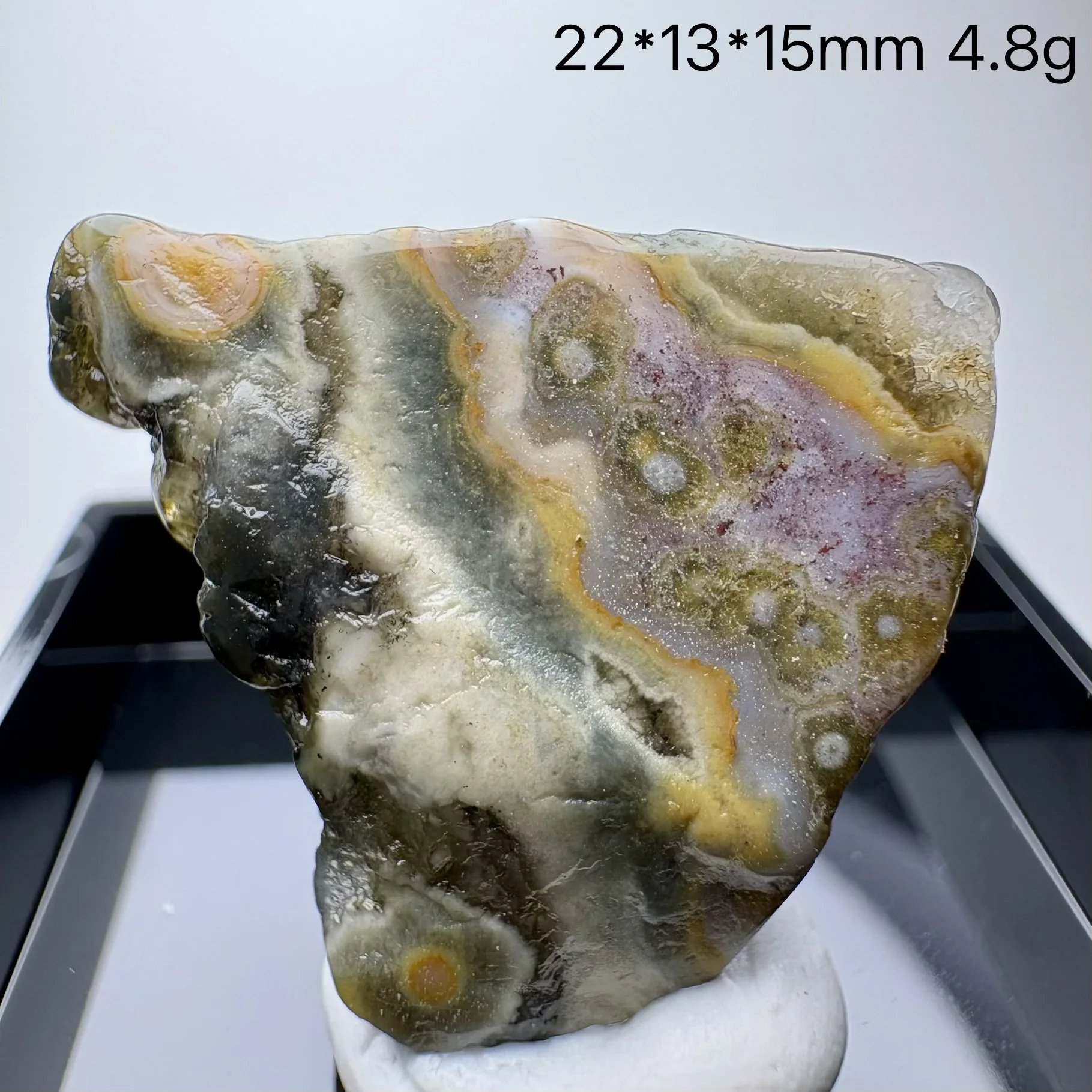 Natural Material Madagascar Old Mine Ocean Jade Crystal Mineral Specimen Mineral Collectible Fluorite Crystal Cluster Quartz Clu