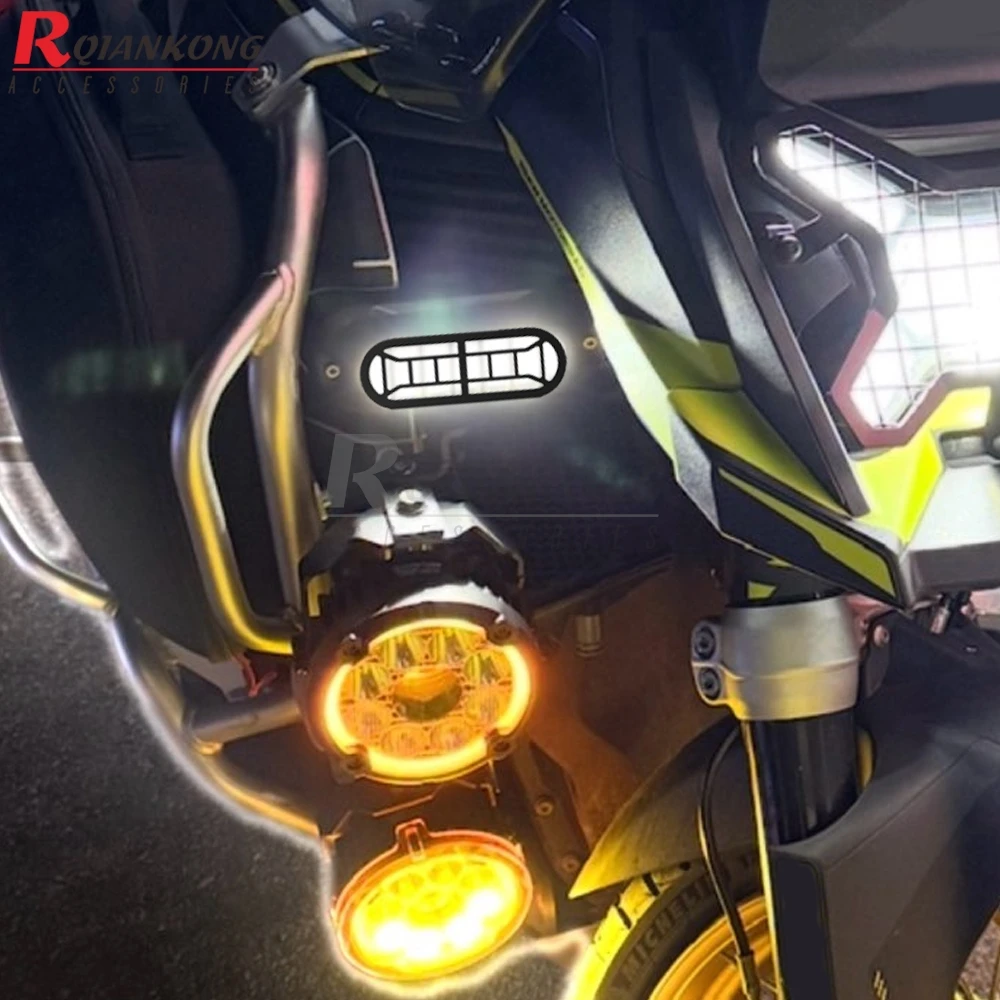 Motorcycle Headlight Guard LED Auxiliary Headlight Protection Cover Fog lamp Protection For BMW R1300RT R 1300 RT 2025 2026 2027