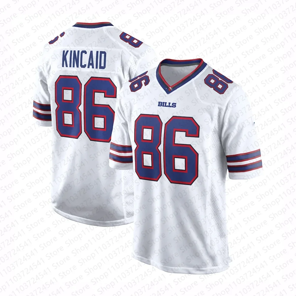 Dalton Kincaid No. 86 American Football Jersey T shirt 2024 Boys/Men's New Football Special Jersey Football Suit Tshirt