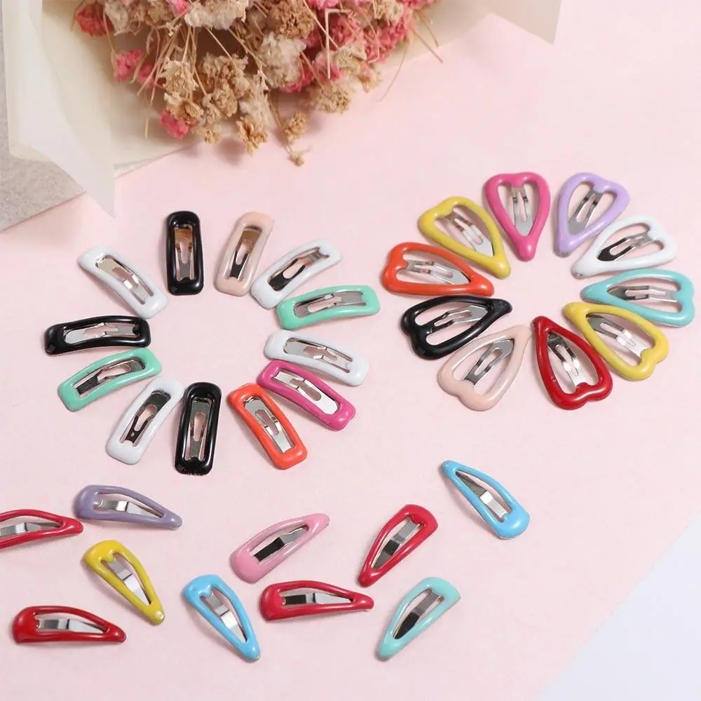 10pcs/Lot 2cm Doll Accessories 1/6 Droplet Trap 1/12 Blyth Doll Clips Ob11 Doll Clips Doll Hair Clip Mini Doll BB Clip