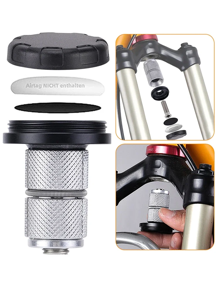 AliExpress NONE For AirTag Bike Mount Hidden Anti-Theft Protect Bicycle Mounts For Air Tag Case Waterproof Tracker Mount Holder Used On Stem
