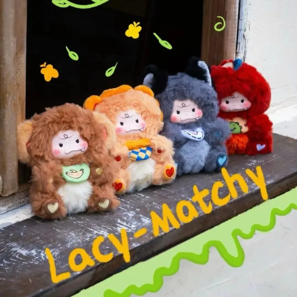 

New Matchy-Lacy Series Cute Pendant Blind Box Vinyl Doll Mystery Box Kawaii Cartoon Monster Doll Surprise Bag Keychain Toy Gifts