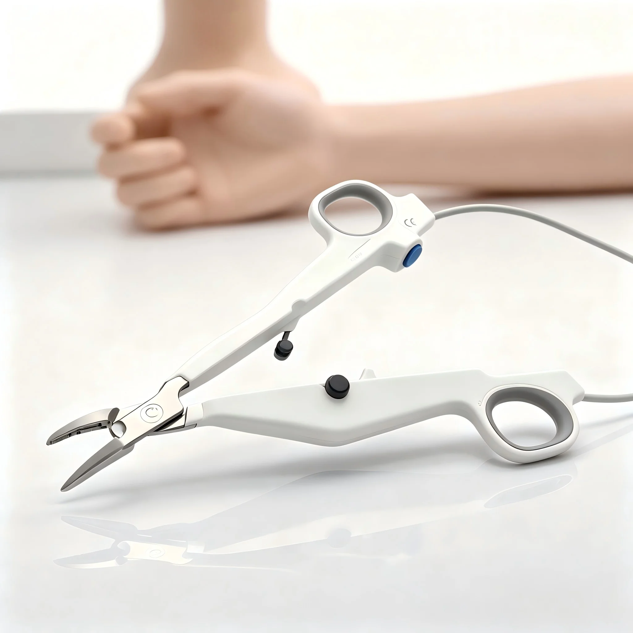 【Hot】Generator Vessel Sealing Cutting Ultrasonic Scalpel System with Ligasure Bipolar Scissors for Laparoscopic Surgery CE