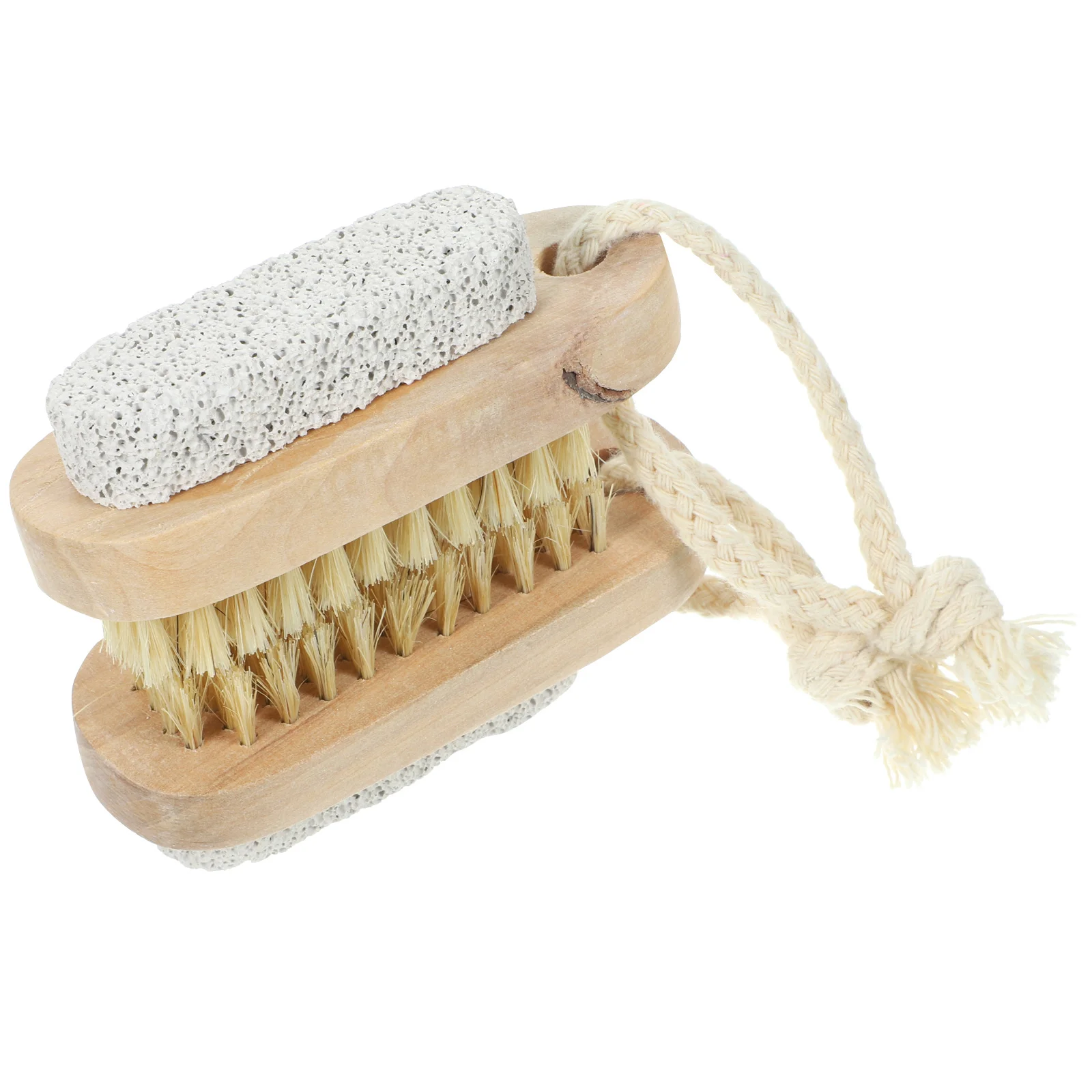 2 Pcs Clean Double Sided Pumice Brush Nail Exfoliate Dead Skin Stone 2pcs Body Bath Back Shower Man Scrubber