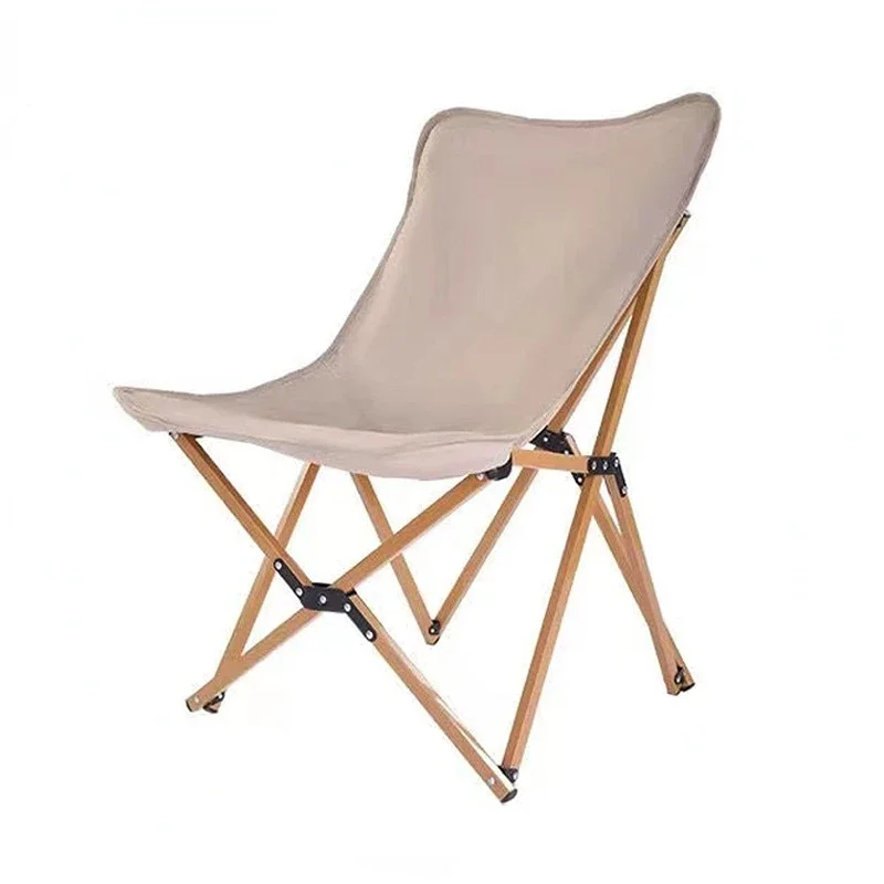 Natural Aluminum Alloy Outdoor Butterfly Chair Folding Lightweight Fishing Leisure Hiking Camping Chair new