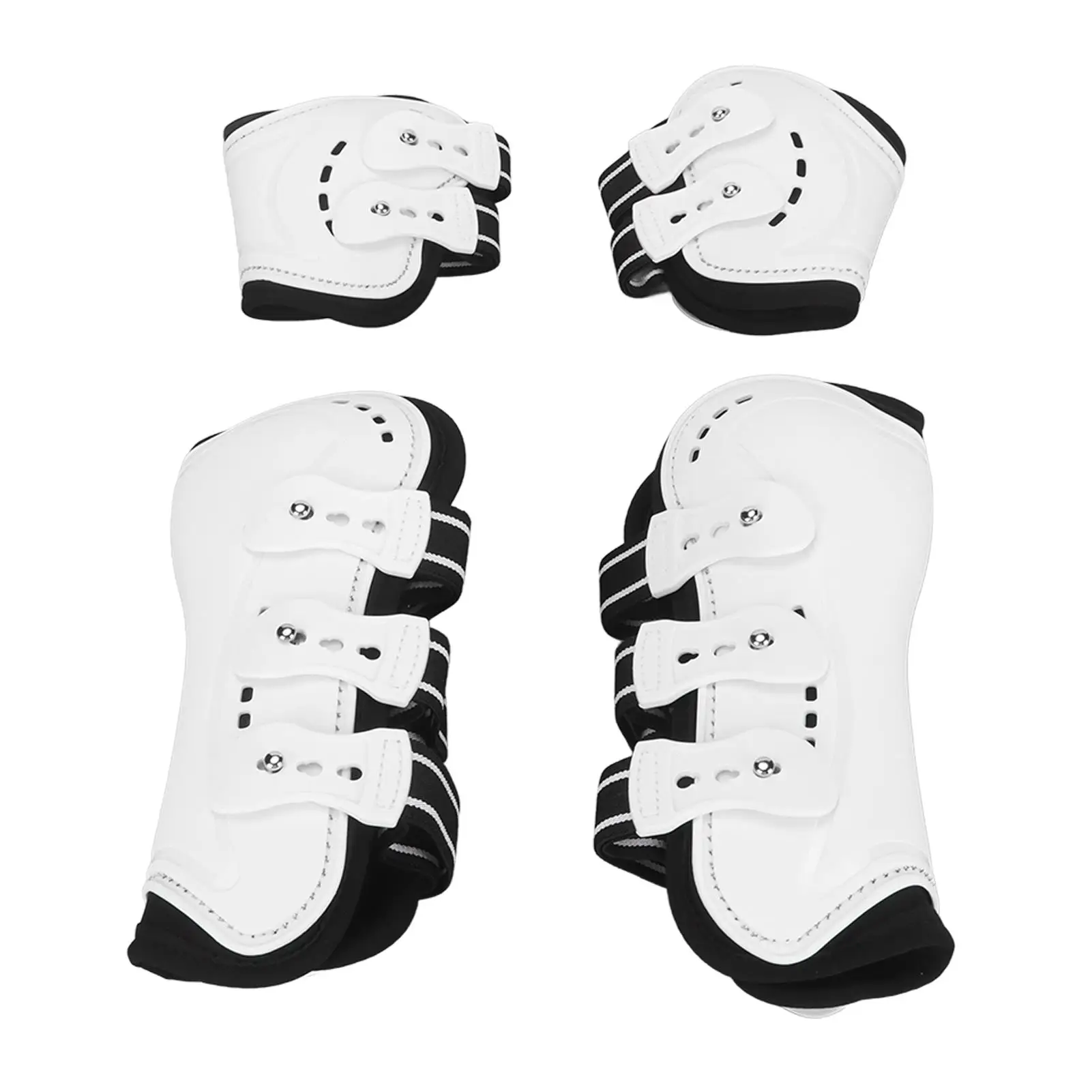 

Adjustable Horse Front Hind Boots - Tendon & Fetlock Shock Absorbing Protection