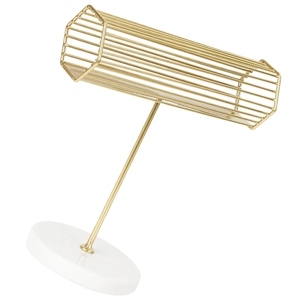

Watch Bracelet Display Stand Bangle Rack Necklace Organizer Decor Golden Jewelry Storage Home Use Lightweight