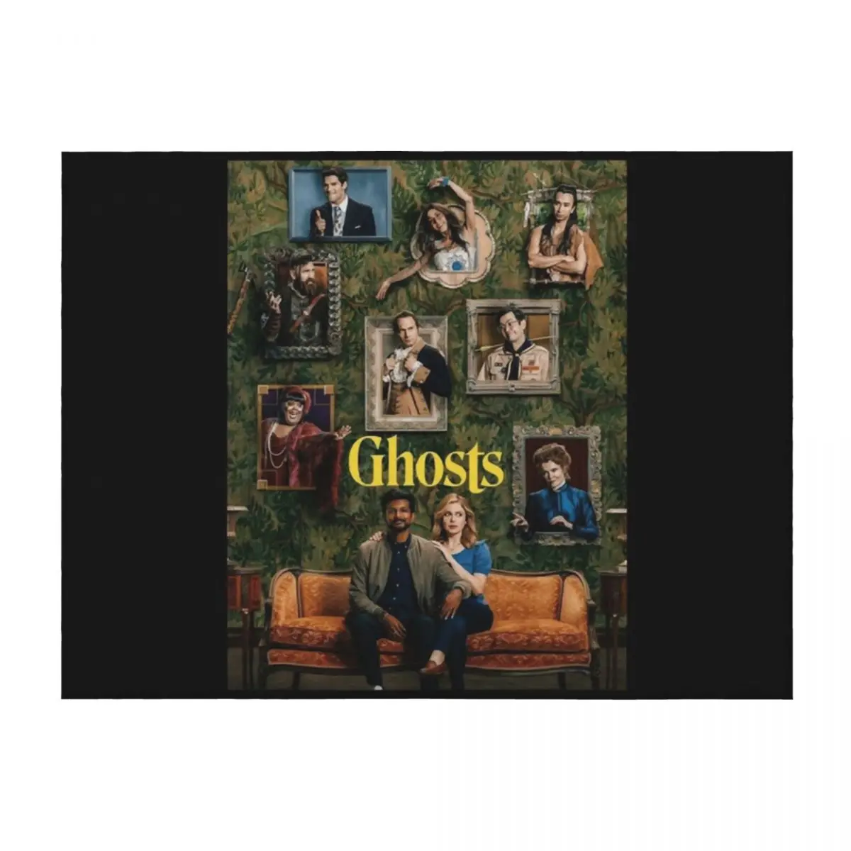 

Ghosts CBS Throw Blanket Decorative Beds Beautifuls Plaid blankets ands Blankets