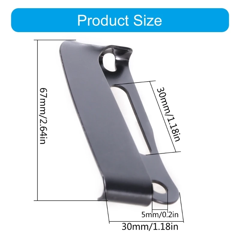 K Sheath เอวคลิป KYDEX ทำ Scabbard คลิป K Sheath อุปกรณ์เสริมสำหรับ KYDEX Sheath เครื่องมือคลิปเอวพร้อมสกรู