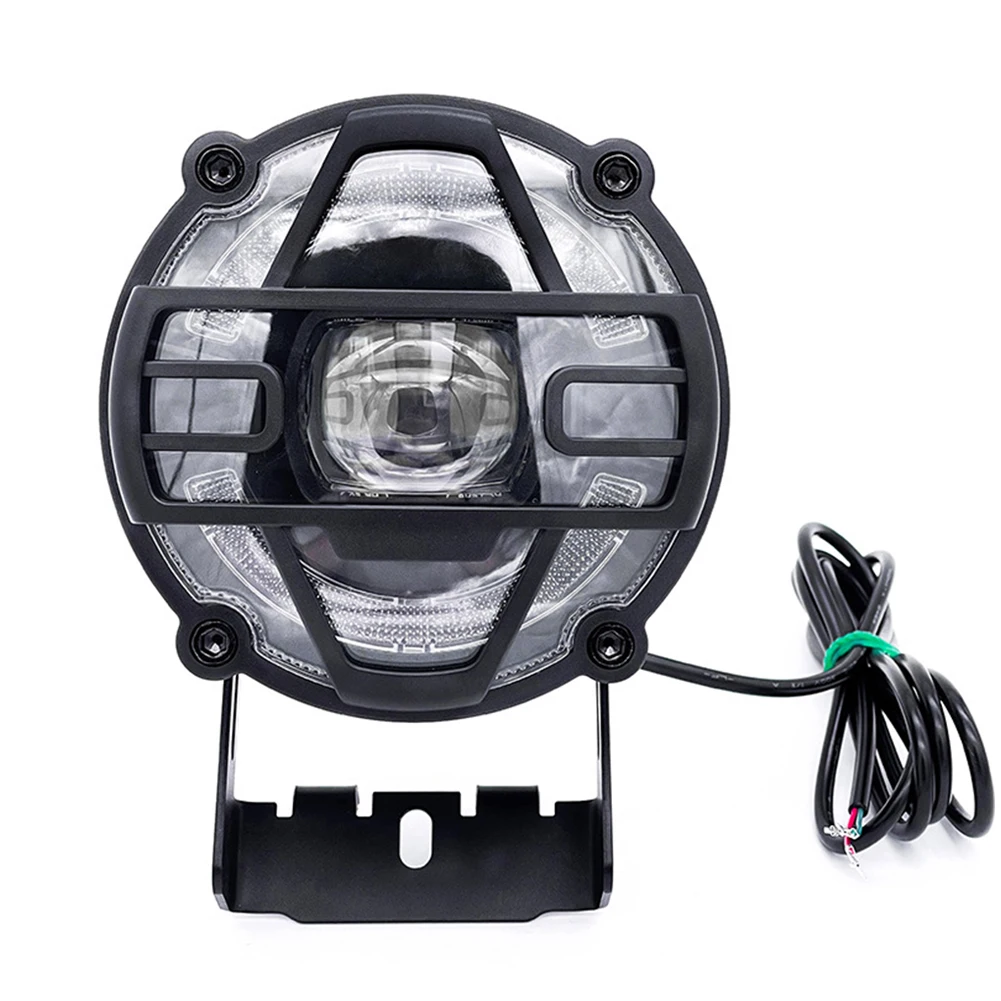 Electric Bicycle Headlights High Brightness Electric Bike Motorcycle Front Light Aluminium Alloy Night Safe Riding Accessories