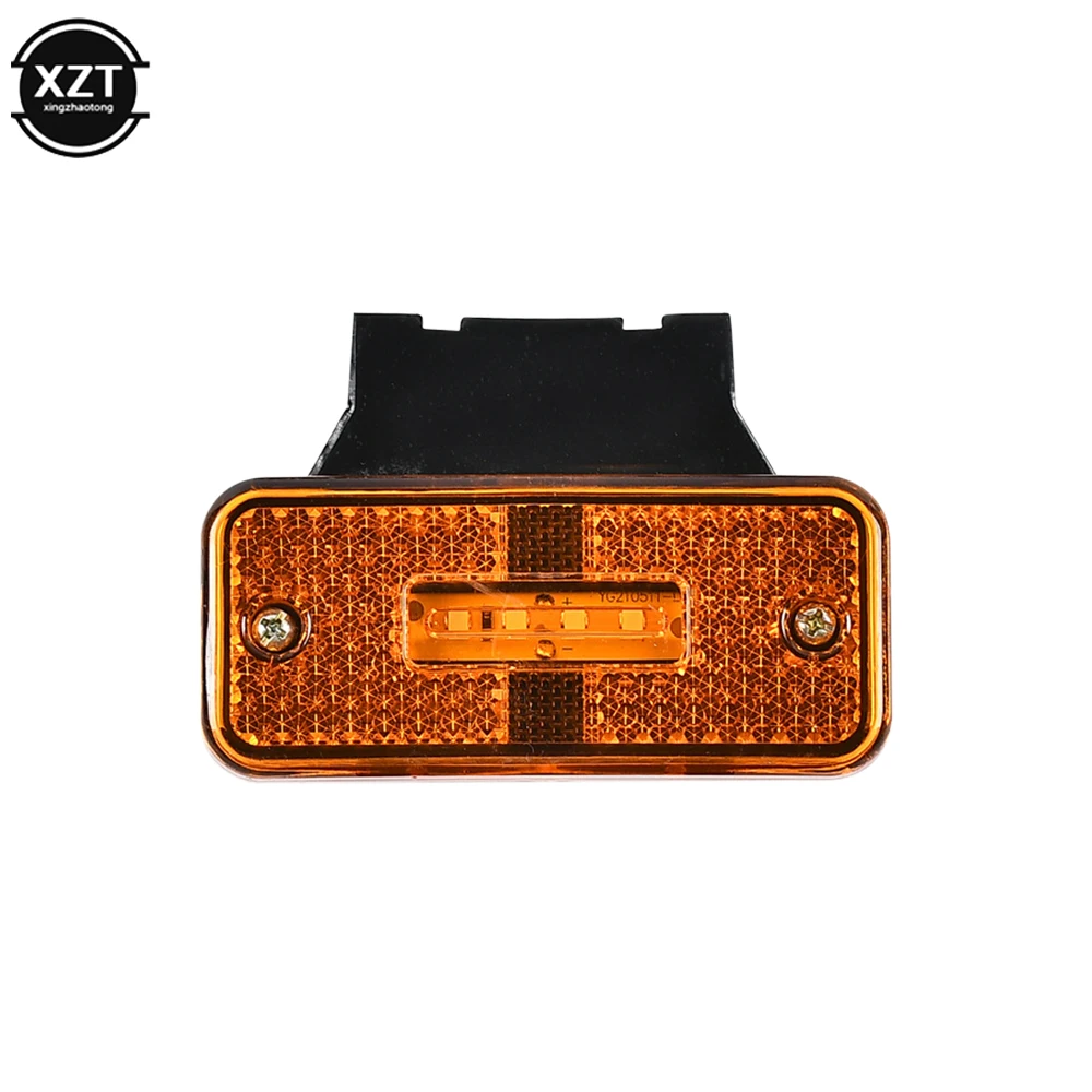 24V LED Side Marker Light Car External Lights Squarde Parking Lights Warning Tail Light Signal Lamp Auto Trailer Truck Lorry