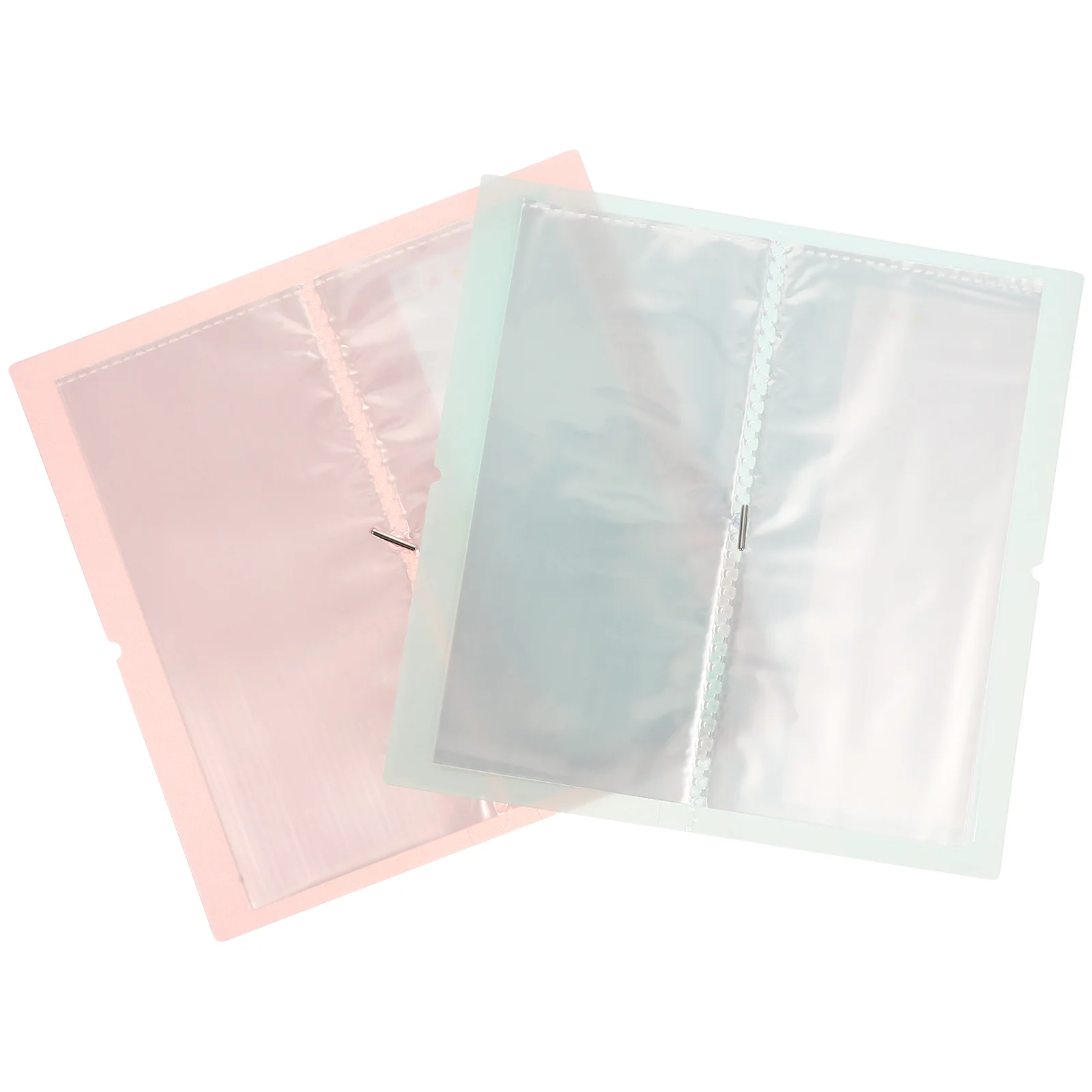 2 Pcs 스티커 보관 도서 데칼 ganizer 대용량은 얼룩으로부터 시트를 보호합니다. 실용적인 디자인 유지