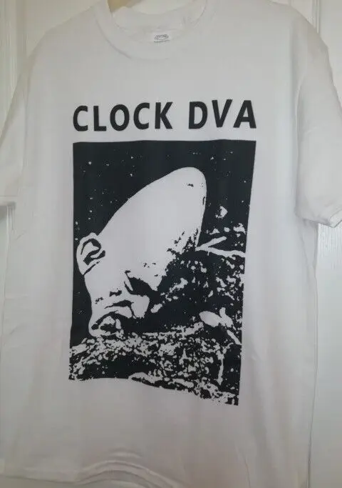 

Clock DVA White Souls T Shirt Music Industrial EBM Throbbing Gristle Laibach 228