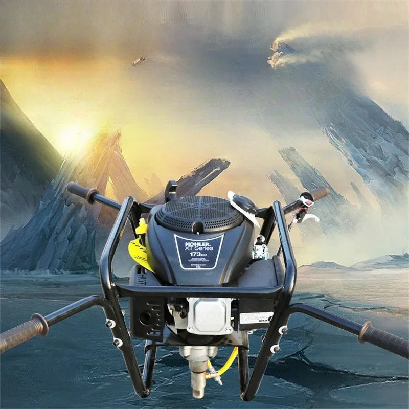SimpleDouble 30 Lightweight Sampling Portable Backpack Drilling Rig, Small Geological Exploration Core Drilling Rig Dri
