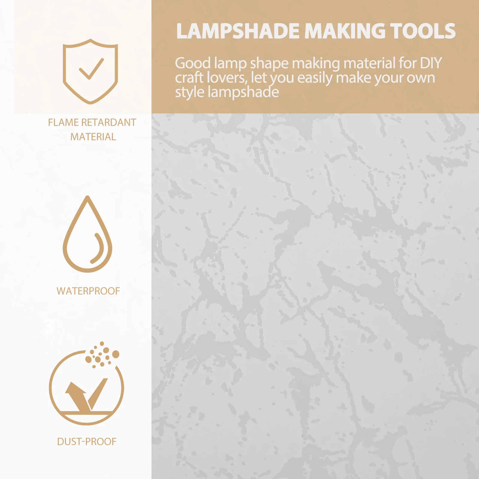 غطاء المصباح صنع المواد عالية المتانة إصلاح سلس لمختلف المصابيح ديكور غطاء المصباح مواد غطاء الضوء #1