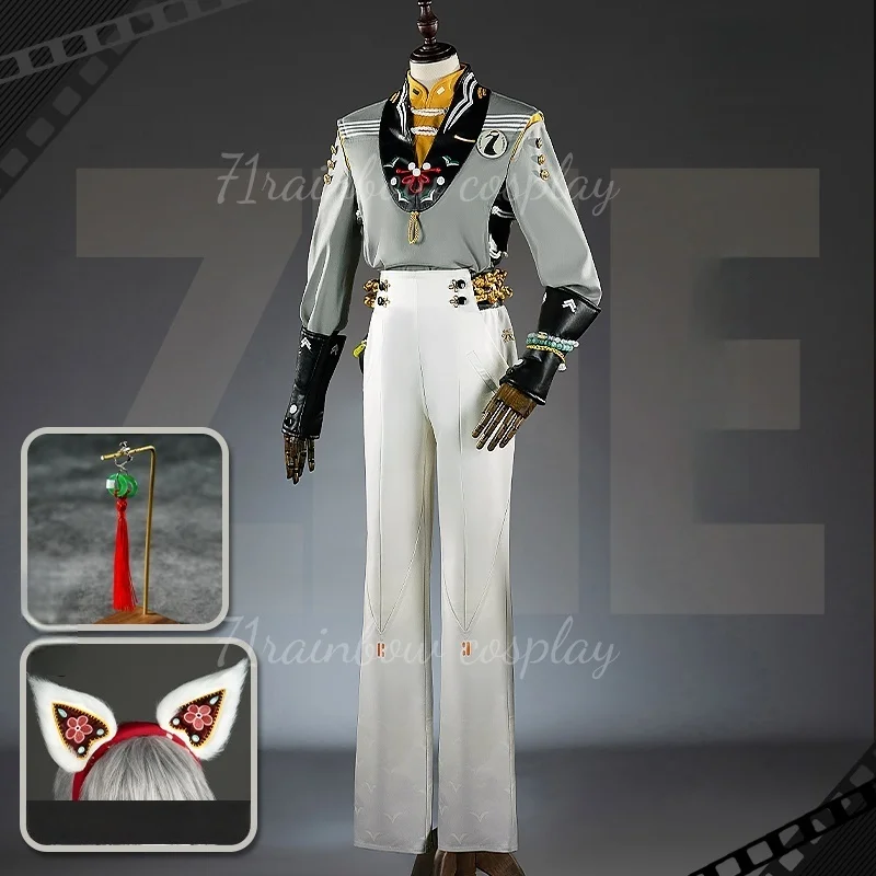 

Zenless Zone Zero Wise Doujin Cosplay Costume Male Christmas Outfits Top+Pants Game Costumes Cosplay