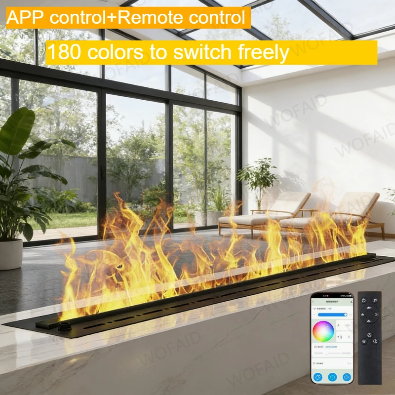 

Effect Fireplace Mist Firebox Electric Fireplace Stove,3D Mist Technology,Freestanding,Realistic Wood Effec,3D Steam Firepit