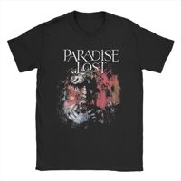 Paradise Lost Band Art T Shirt Men's Cotton Vintage T-Shirt Crewneck Tees Short Sleeve Clothing Unique