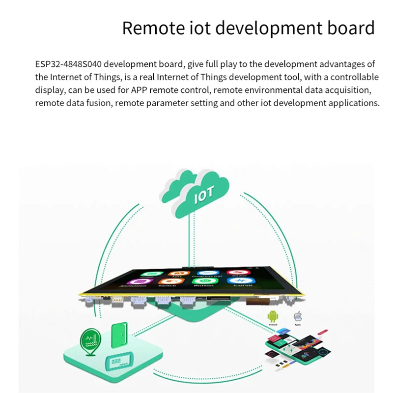 ABKQ-ESP32S3 8M PSRAM 16M Flash 5 pulgadas IPS 800 X 480 Módulo de pantalla LCD de alta definición táctil capacitivo, con Wifi Bluetooth