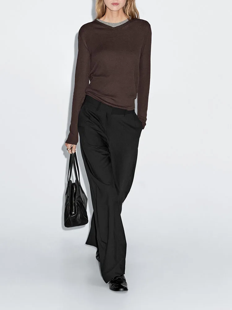 Slim Fit Long Sve Base IRT Inner Wear Double Layer T-Shirt Neuankömmling Winter 2025, Faion Base Layer Top für Damen