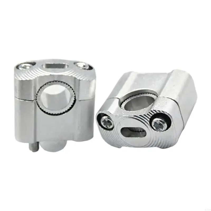 M76E Paar Motorrad-Lenkerklemmen aus bearbeitetem Aluminium, 7/8 Zoll bis 1-1/8 Zoll Stangenmontage mit 20 mm Hub für – Detail 2