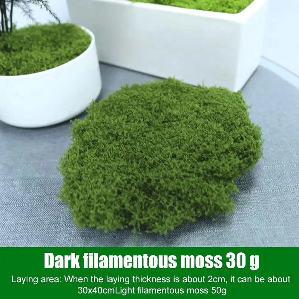 For Garden For Patio Artificial Moss Fake Green Plants Natural Green Lichen Elements Realistic Look Breathable