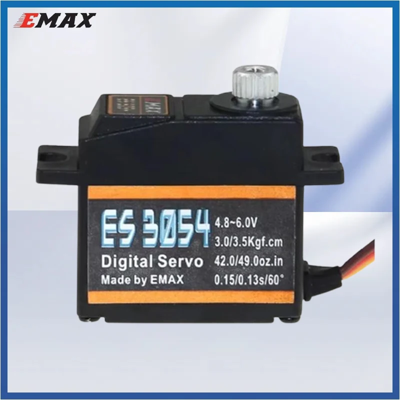 

EMAX ES3053 17g 3.5kg 0.13sec 23T Plastic Gear Digital Servo for RC Airplane ES3153 Upgrade Version