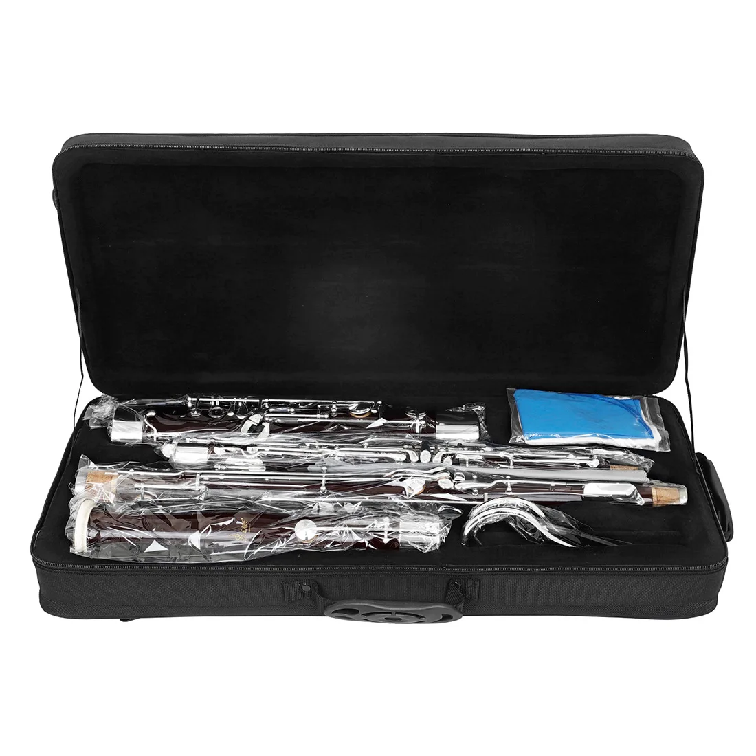 Bassoon C Key, Professional Maple Wood Instrument, Italian Leather Pads, Double Reed, Bassoon for Orchestra and Solo Performance