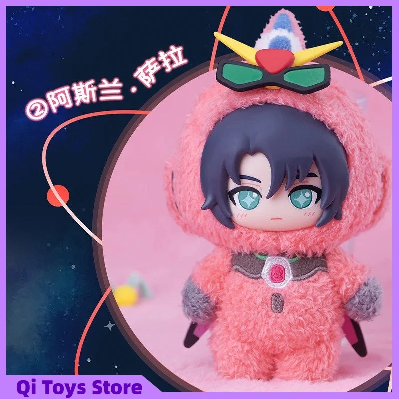 Bandai Mobile Suit Gundam Seed Destiny Sofubi Fluffy Plush Blind Box Doll Collectible Anime Toy For Adult Anime Collectors