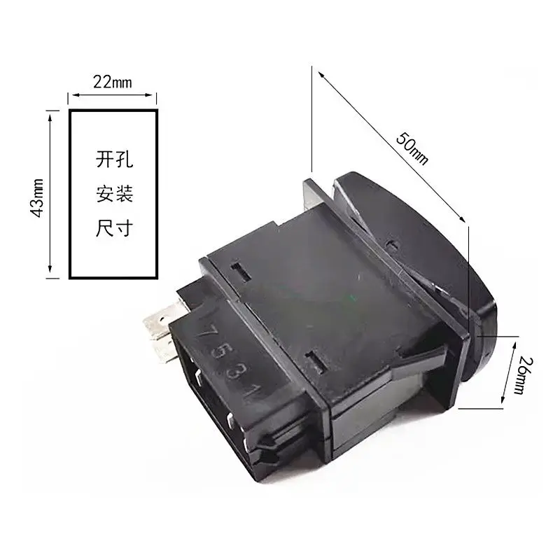 Golf Cart part  Forward Reverse Rocker Switch for Direction Selector Switch