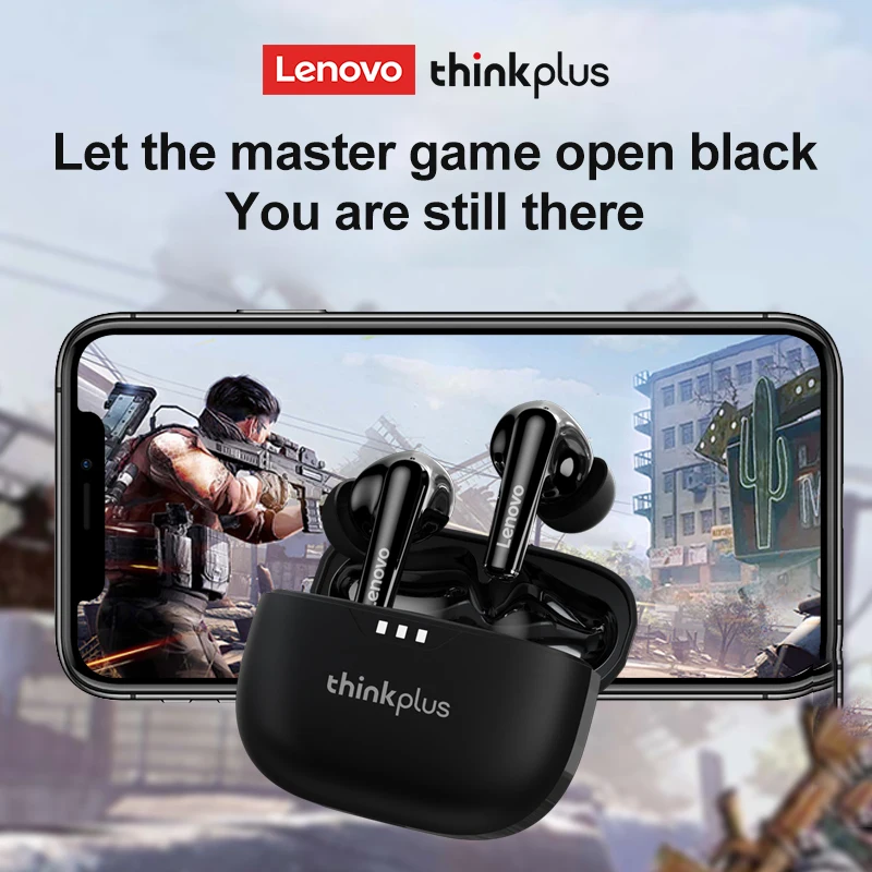 Original Lenovo LP3 Pro NEW TWS Wireless Bluetooth V5.2 Earbuds HD Call Low Latency Earphones HIFI Sound Noise Reduction Headset