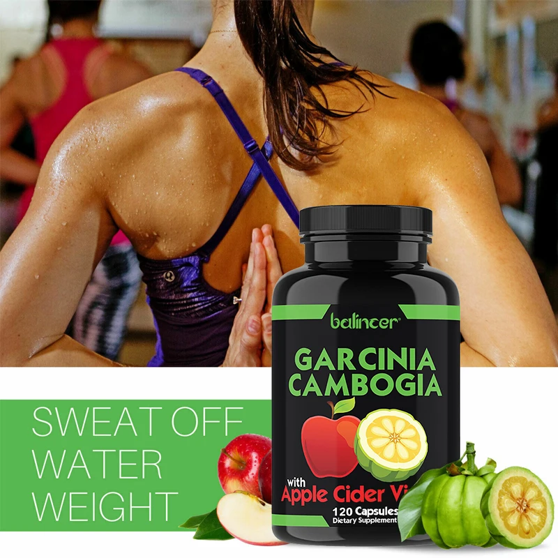 Garcinia Cambogia + Apple Cider Vinegar Fat Loss Supplement - Promotes Metabolism, Enhances Immunity, Carbohydrate Blocker