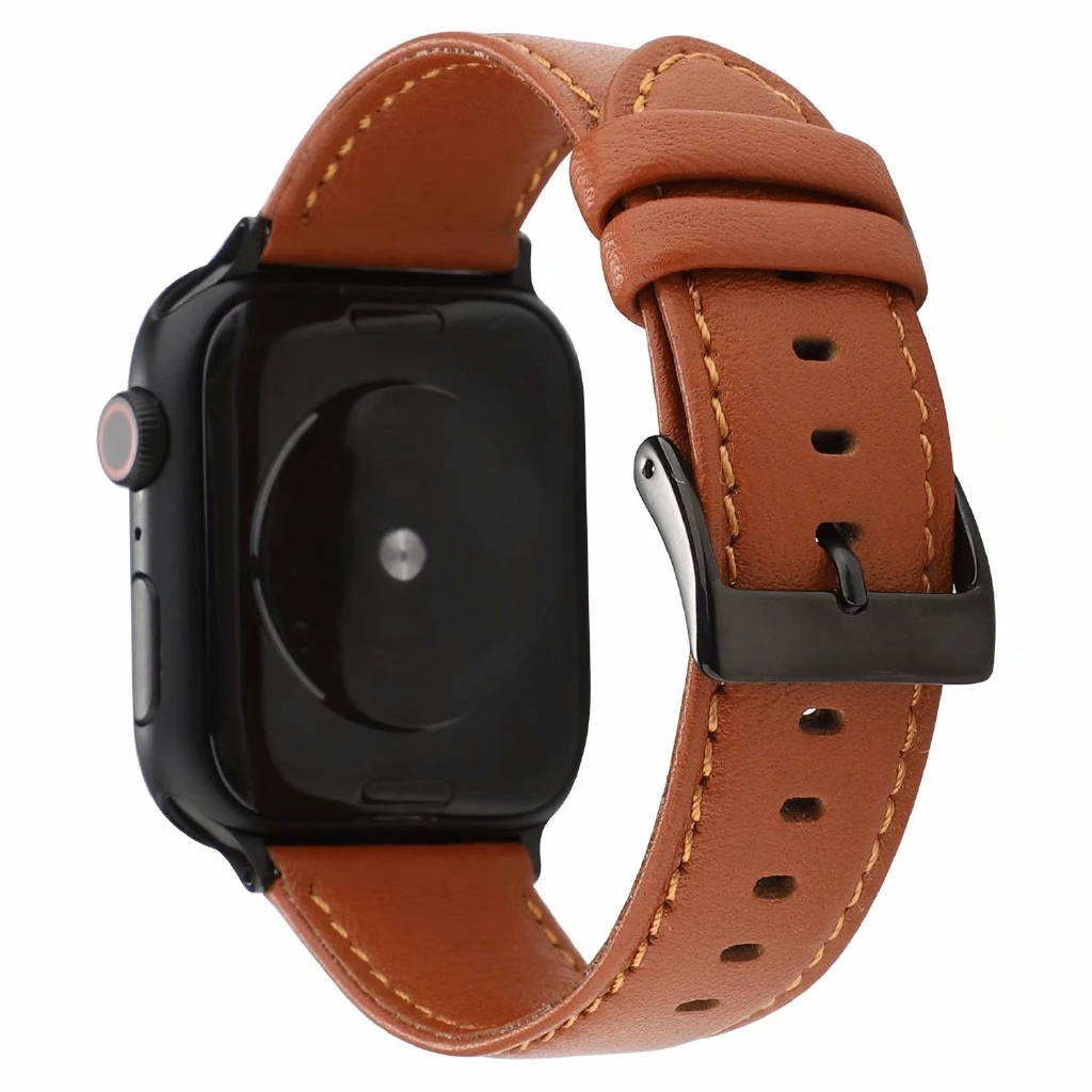 【For Apple Watch Strap】Apple Watch Series 6 se 5 4 3 2 1 New High quality Genuine cow leather strap for iWatch  Smart Watch
