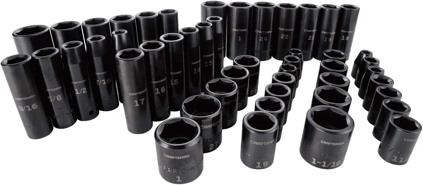 Deep Impact Socket Set, Sae, 1/2-Inch, 48-Piece (Cmmt16548)