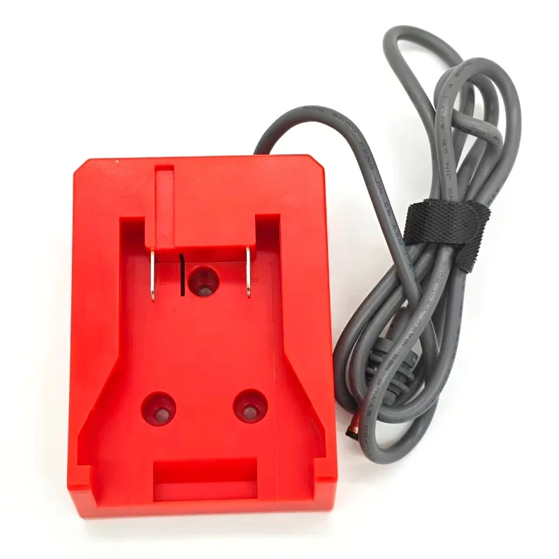 

Portable Mini Power Adapter Lightweight and Portablel Power Adapter for Milwaukee 18V Lithium Battery for Outdoor and Emergency