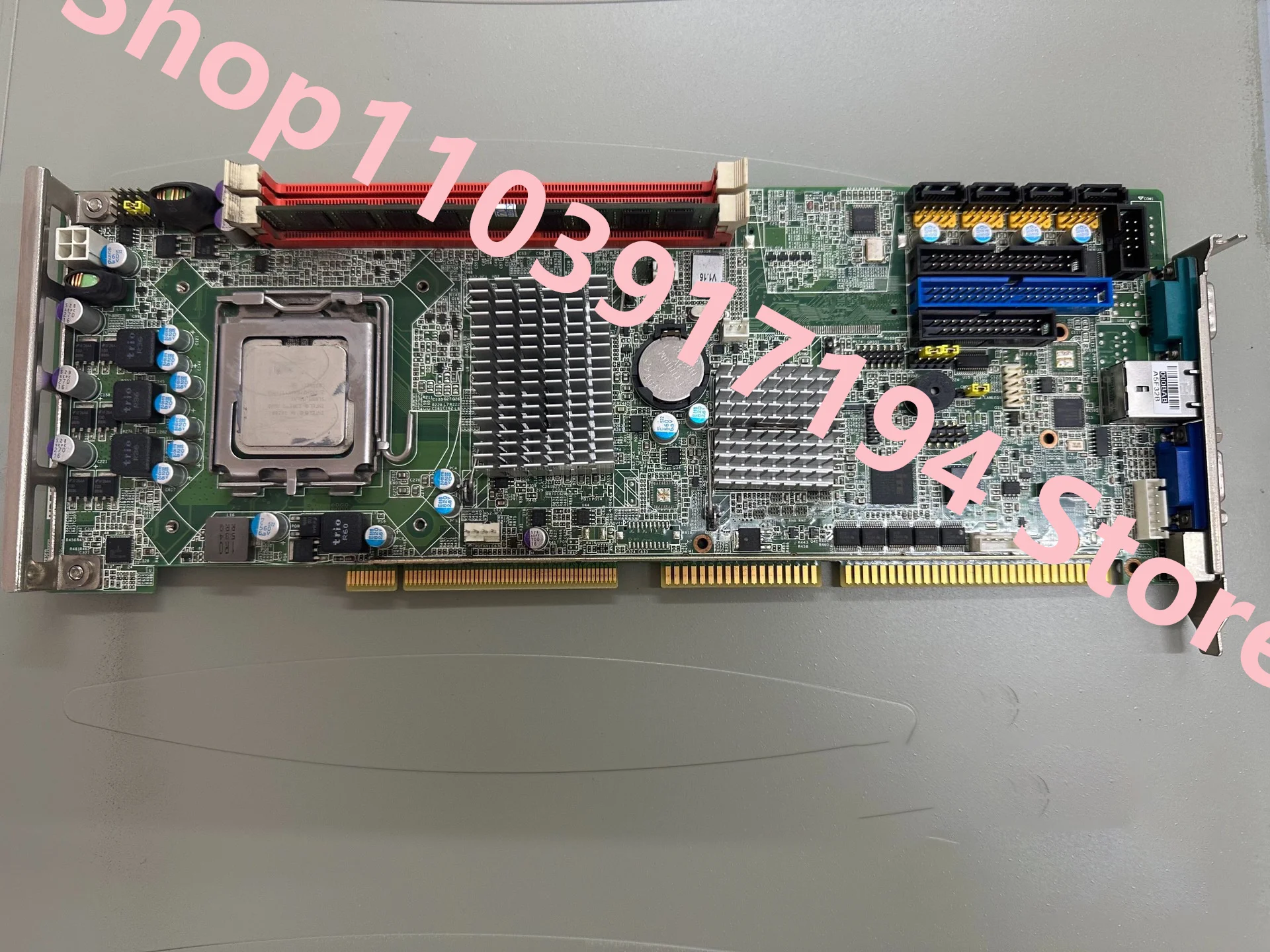 FOR  Advantech Industrial control Motherboard PCA-6011 REV.A1 Single network port PCA-6011VG-CTA1E